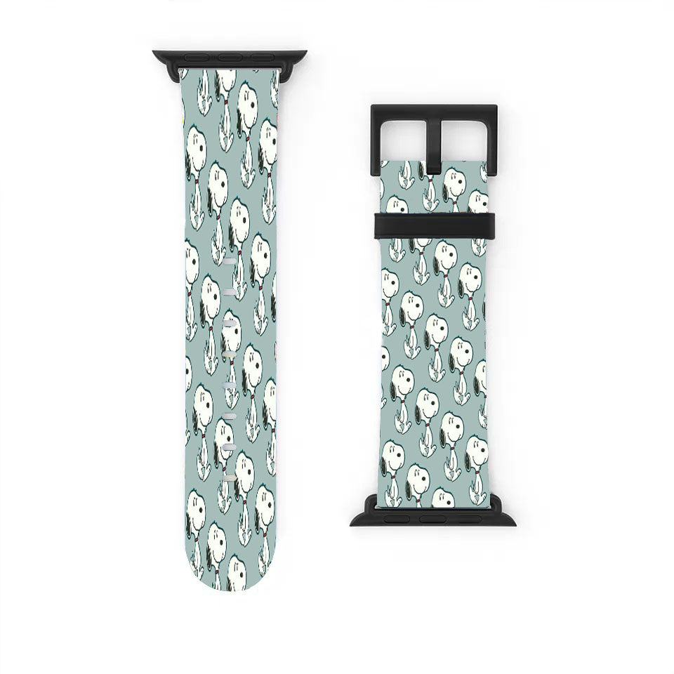 Snoopy Blue Apple Watch Band 38Mm - 44Mm