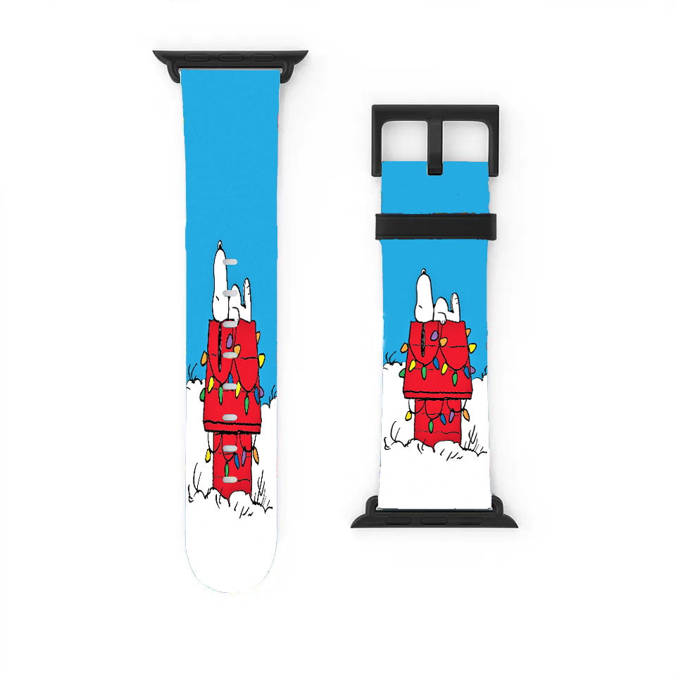 Snoopy Christmas Dog House Apple Watch Band 38Mm - 44Mm