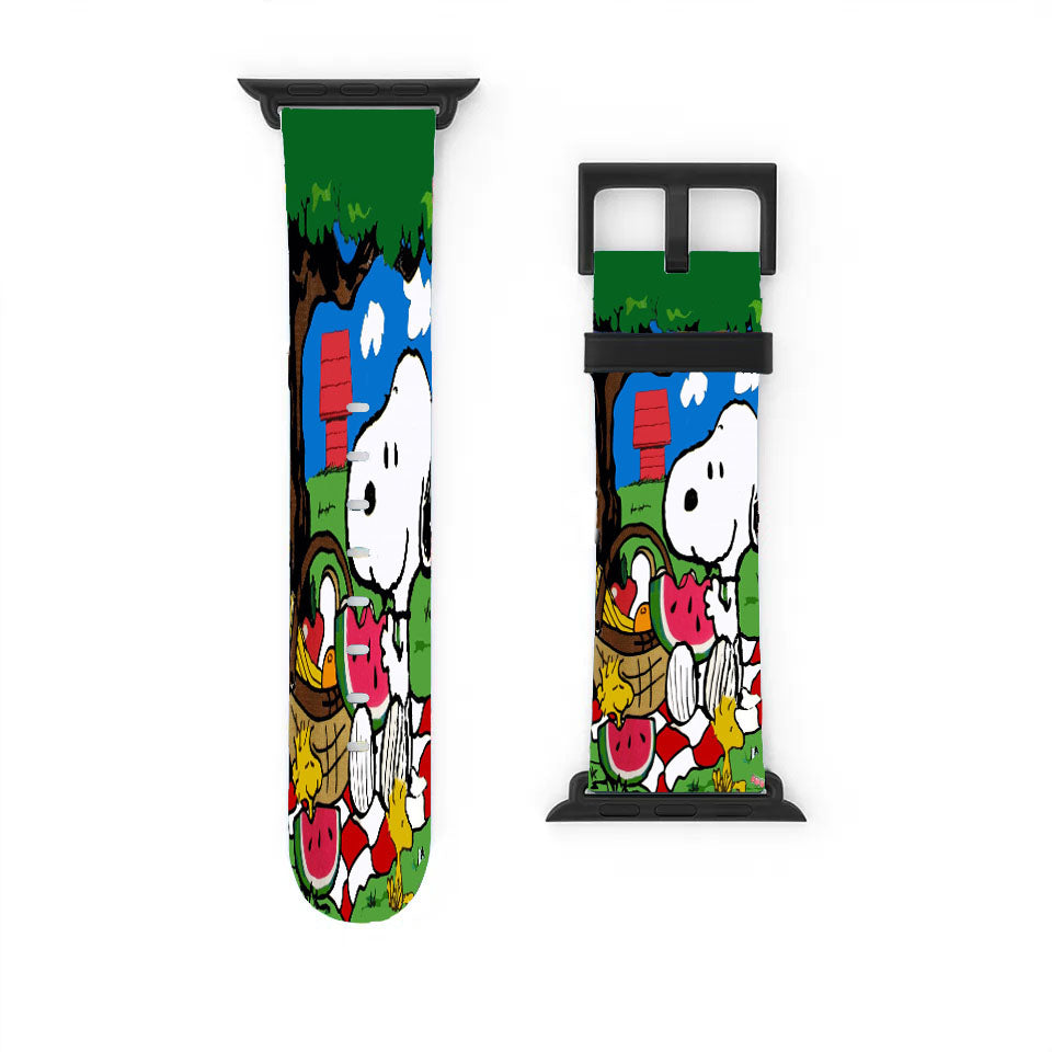 Snoopy Eat Fruits Apple Watch Band 38Mm - 44Mm