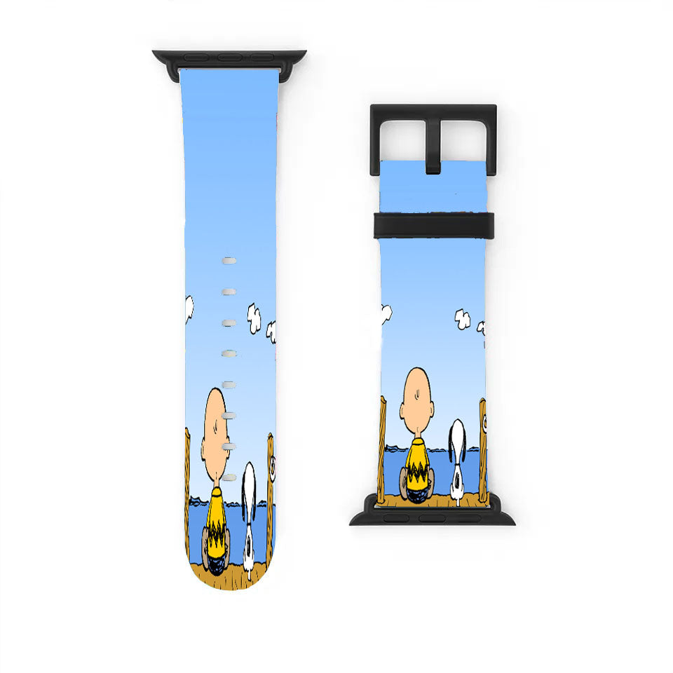 Snoopy Fishing Apple Watch Band 38Mm - 44Mm