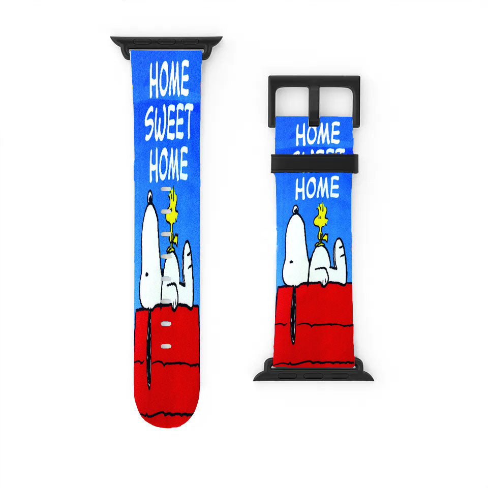 Snoopy Home Sweet Home Apple Watch Band 38Mm - 44Mm