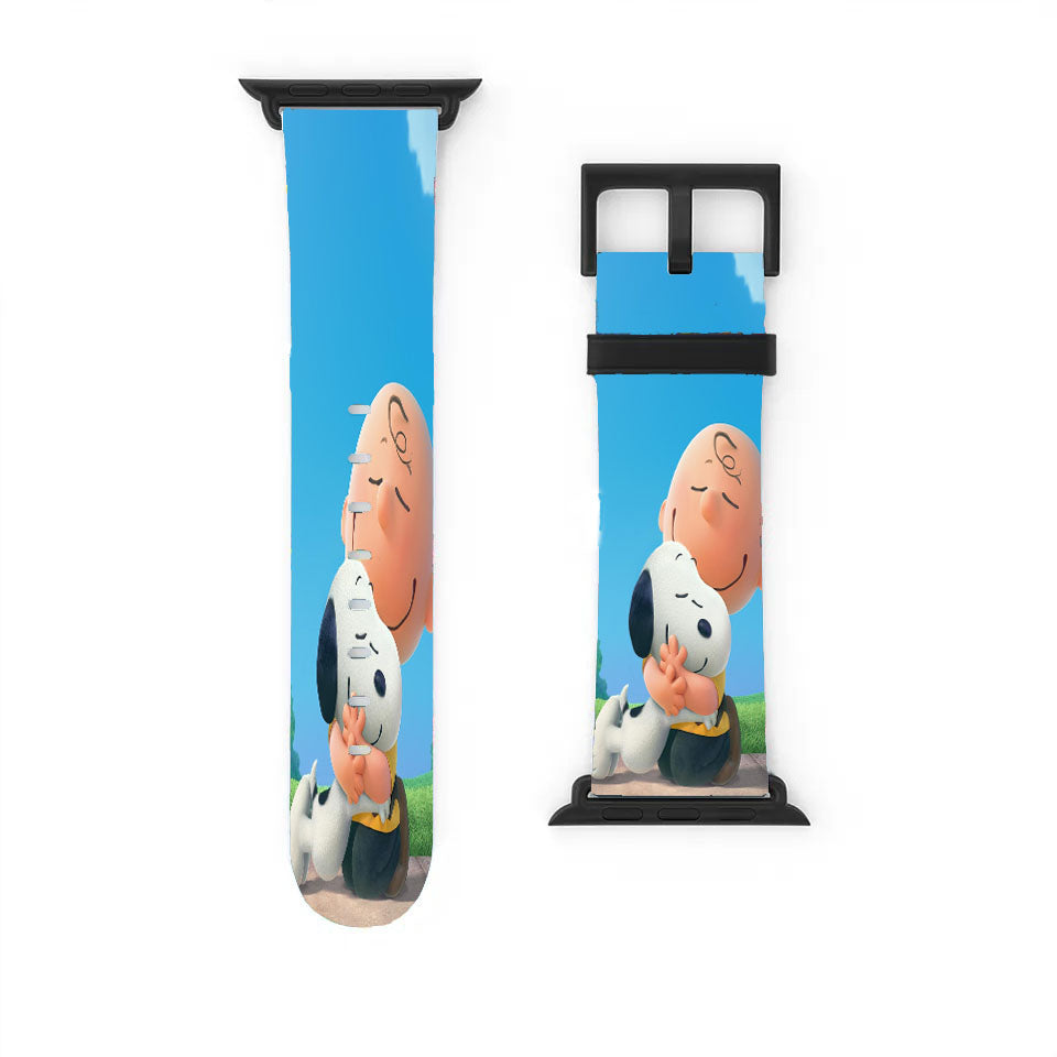 Snoopy Hug Charlie Brown Apple Watch Band 38Mm - 44Mm