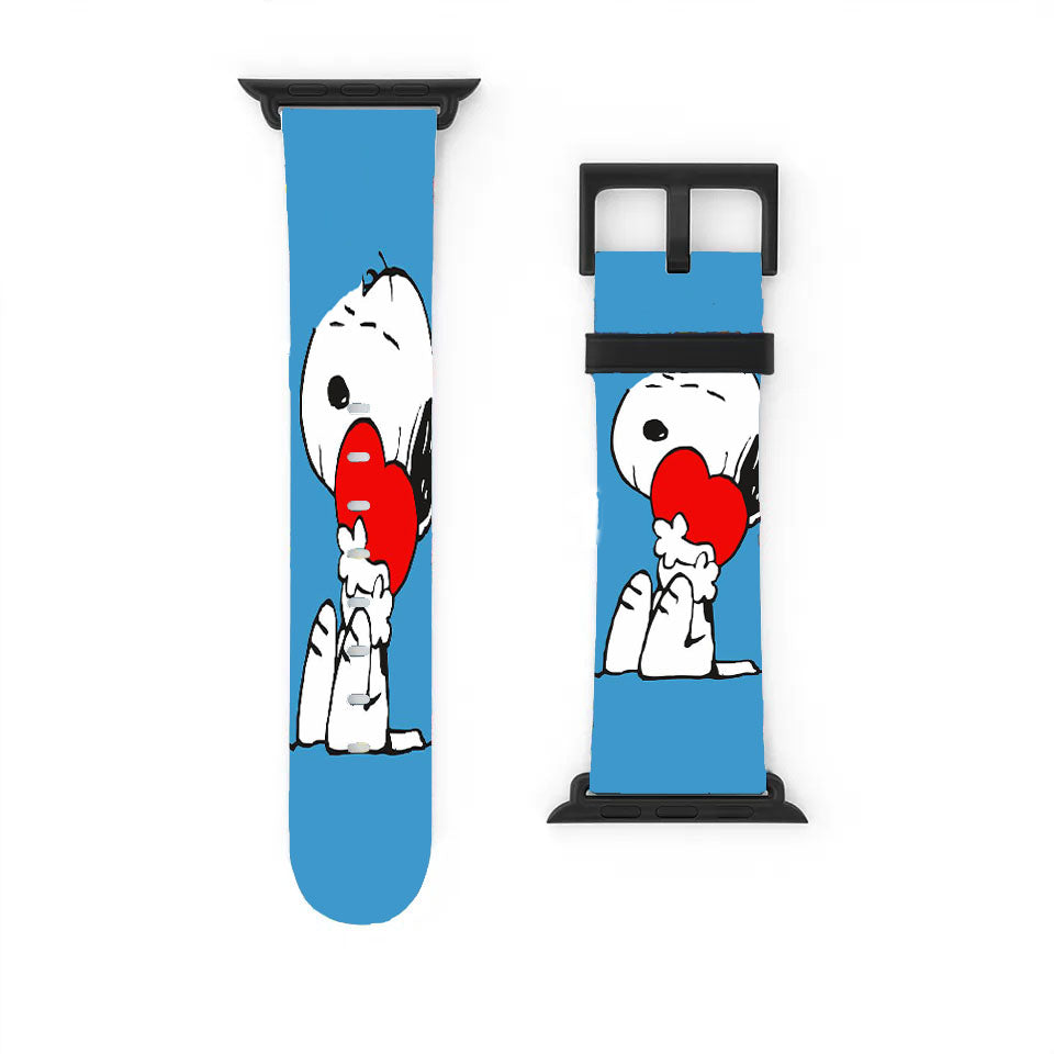 Snoopy Love Heart Apple Watch Band 38Mm - 44Mm