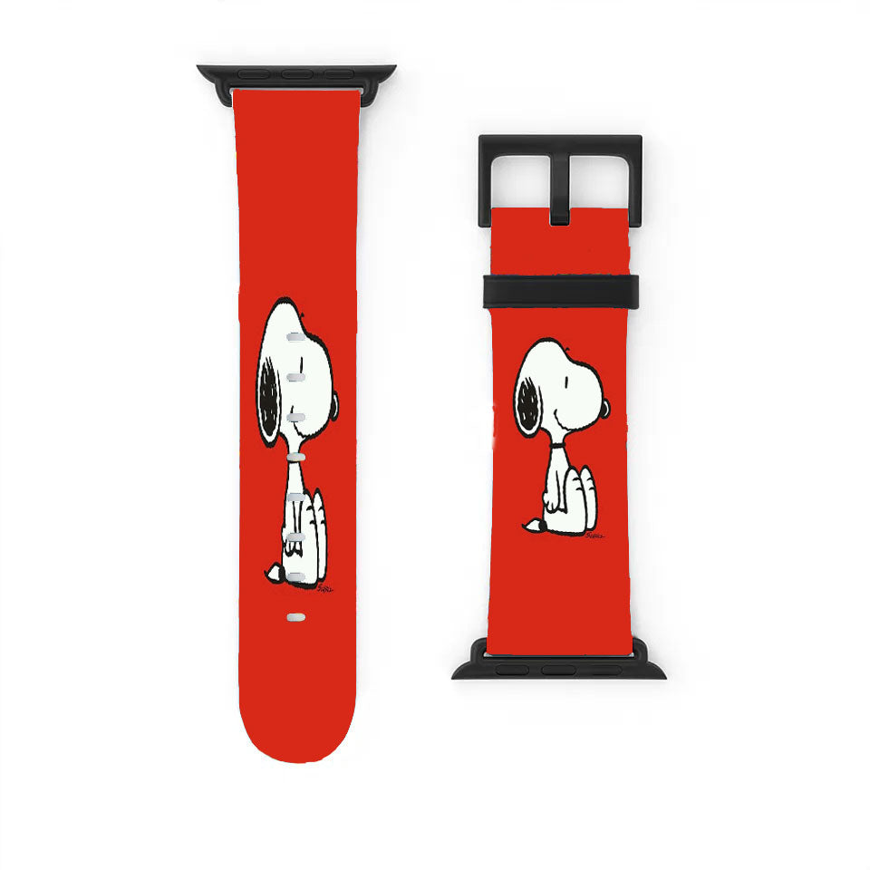 Snoopy Red Apple Watch Band 38Mm - 44Mm