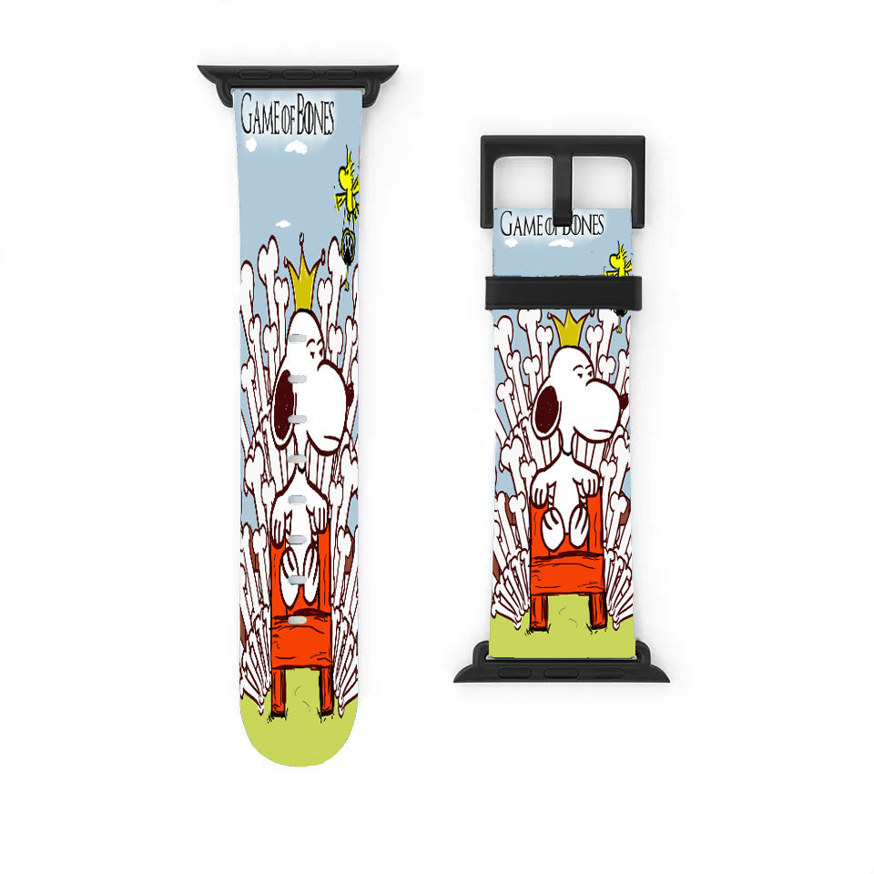 Snoopy The Game Of Bones Apple Watch Band 38Mm - 44Mm