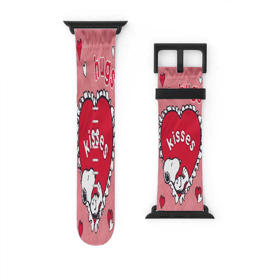 Snoopy Valentine'S Day Heart Apple Watch Band 38Mm - 44Mm