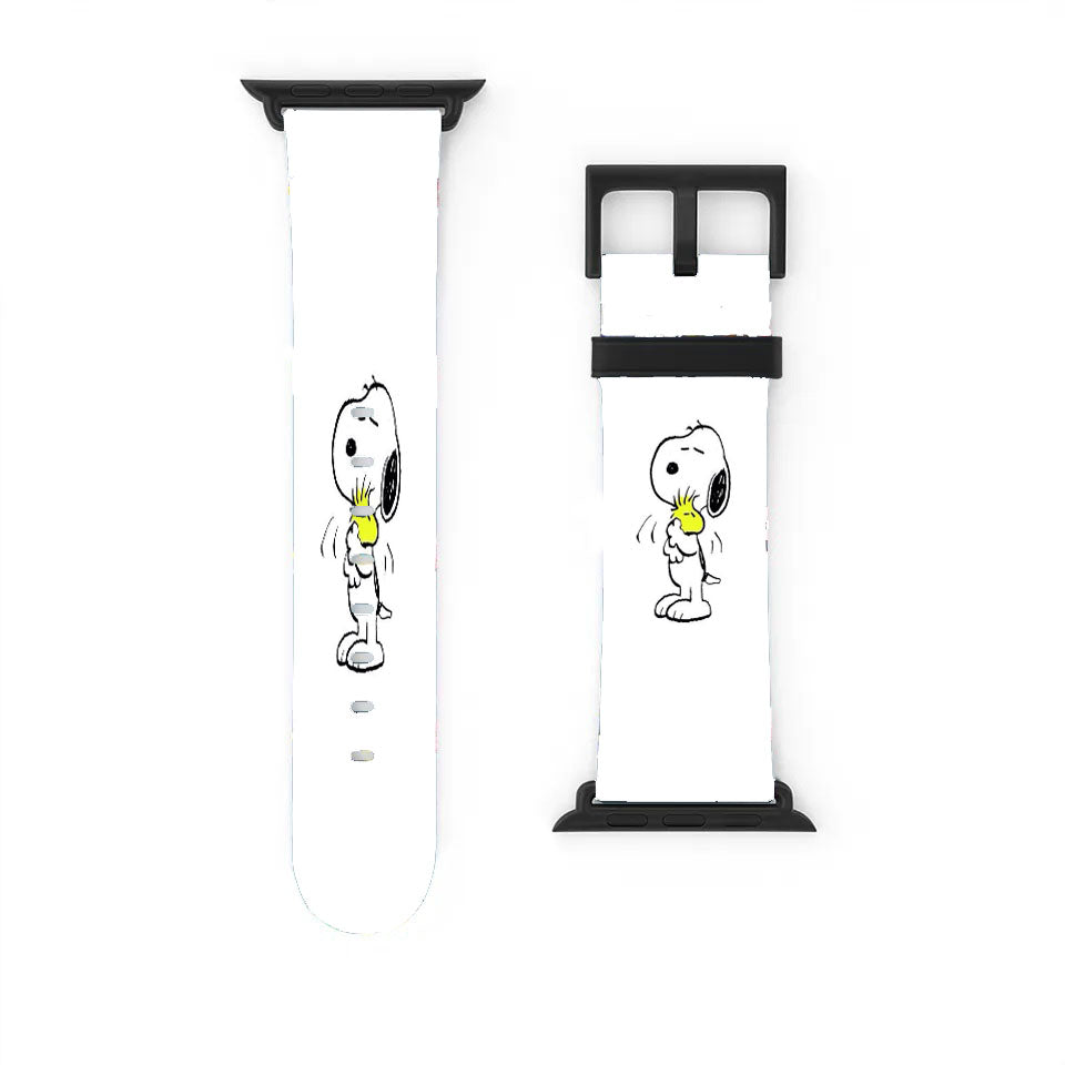 Snoopy White Apple Watch Band 38Mm - 44Mm