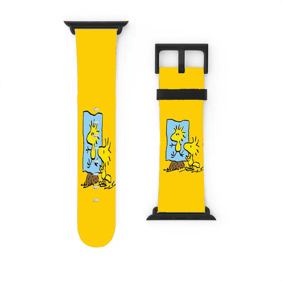 Snoopy Woodstock Painting Apple Watch Band 38Mm - 44Mm