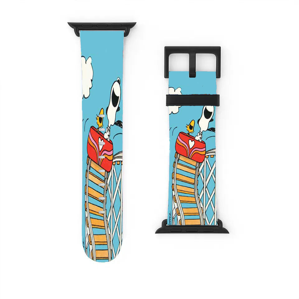 Snoopy Woodstock Rollercoaster Apple Watch Band 38Mm - 44Mm