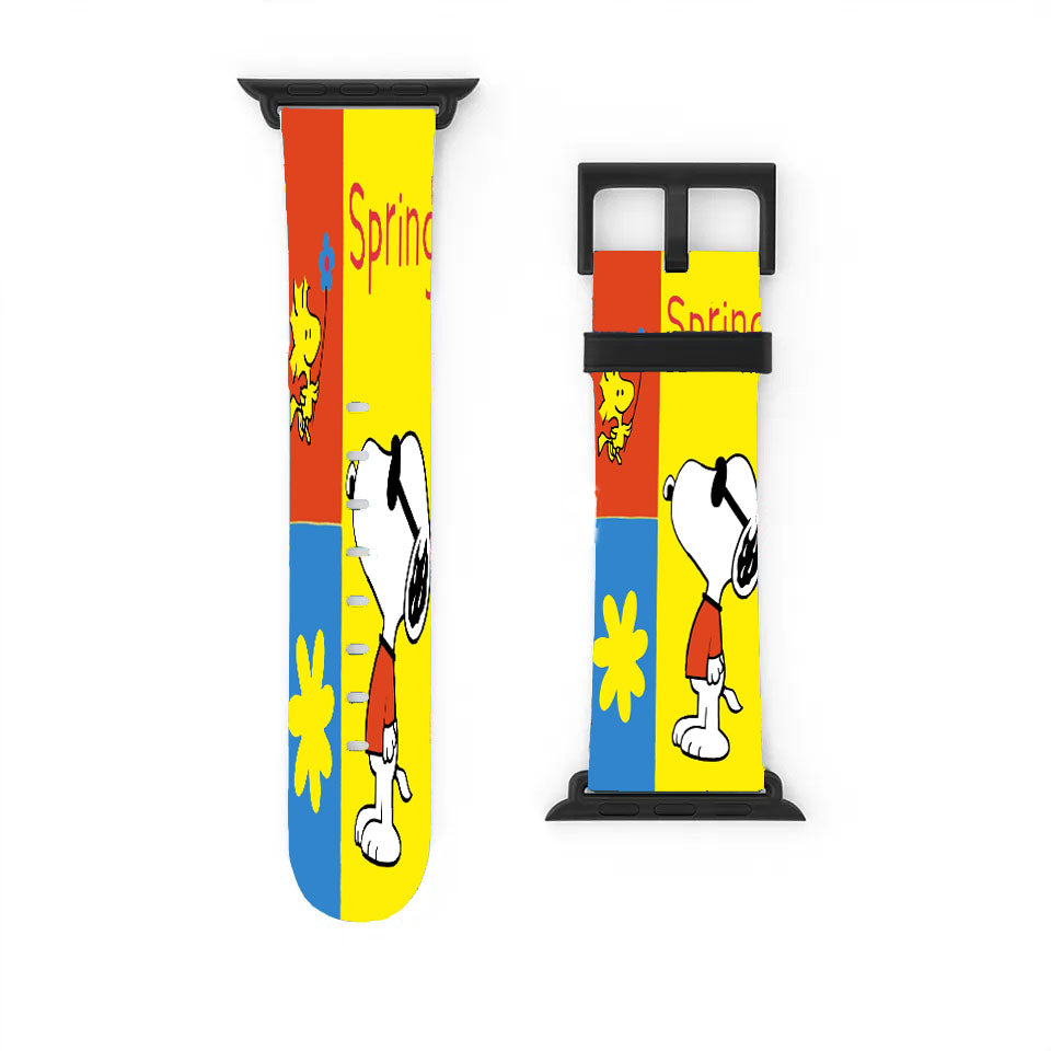 Snoopy Woodstock Spring Apple Watch Band 38Mm - 44Mm