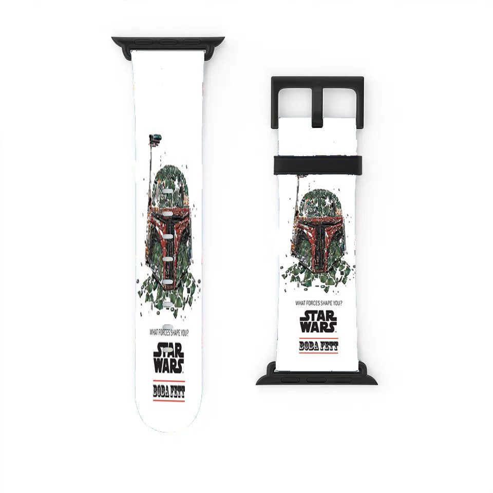 Star Wars Boba Fett Forces Shape Apple Watch Band 38Mm - 44Mm