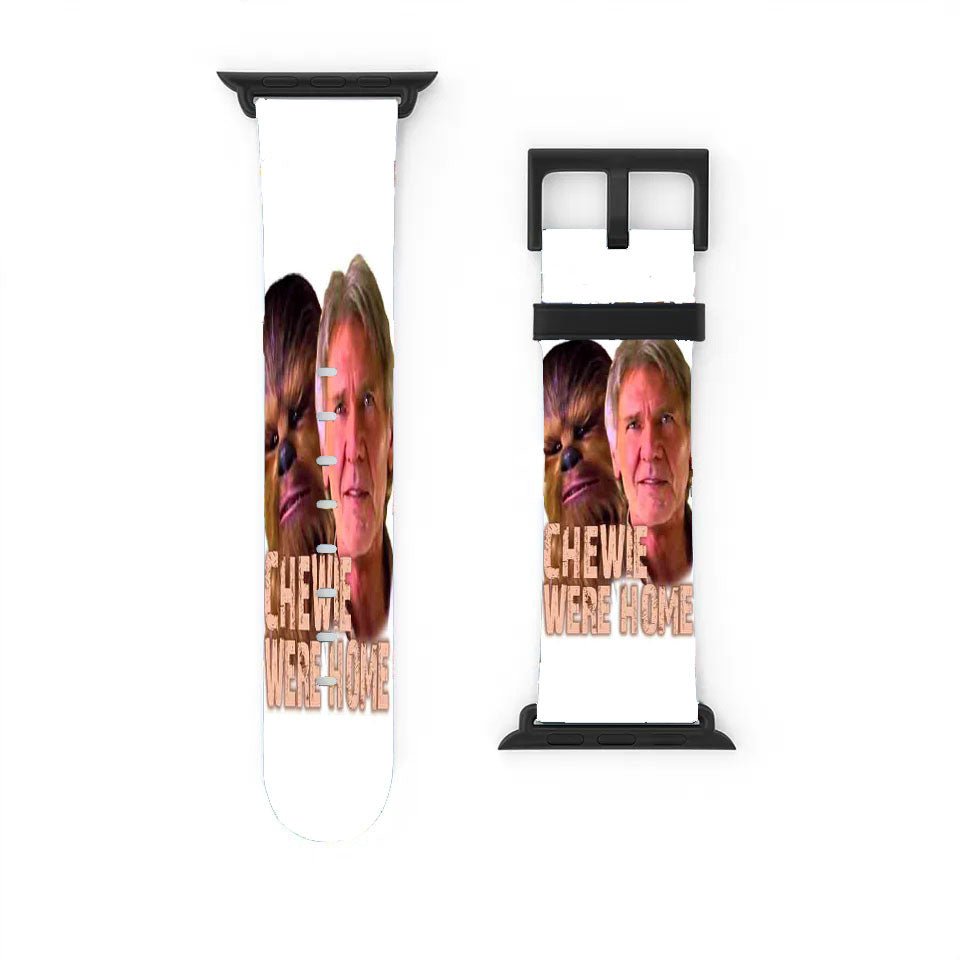 Star Wars The Force Awakens Chewie Were Home Han Solo Apple Watch Band 38Mm - 44Mm