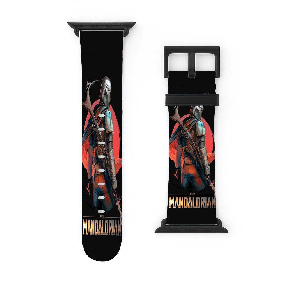 Star Wars The Mandalorian Art Apple Watch Band 38Mm - 44Mm