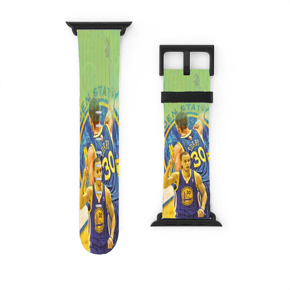Stephen Curry Pinstripes Overlap Apple Watch Band 38Mm - 44Mm