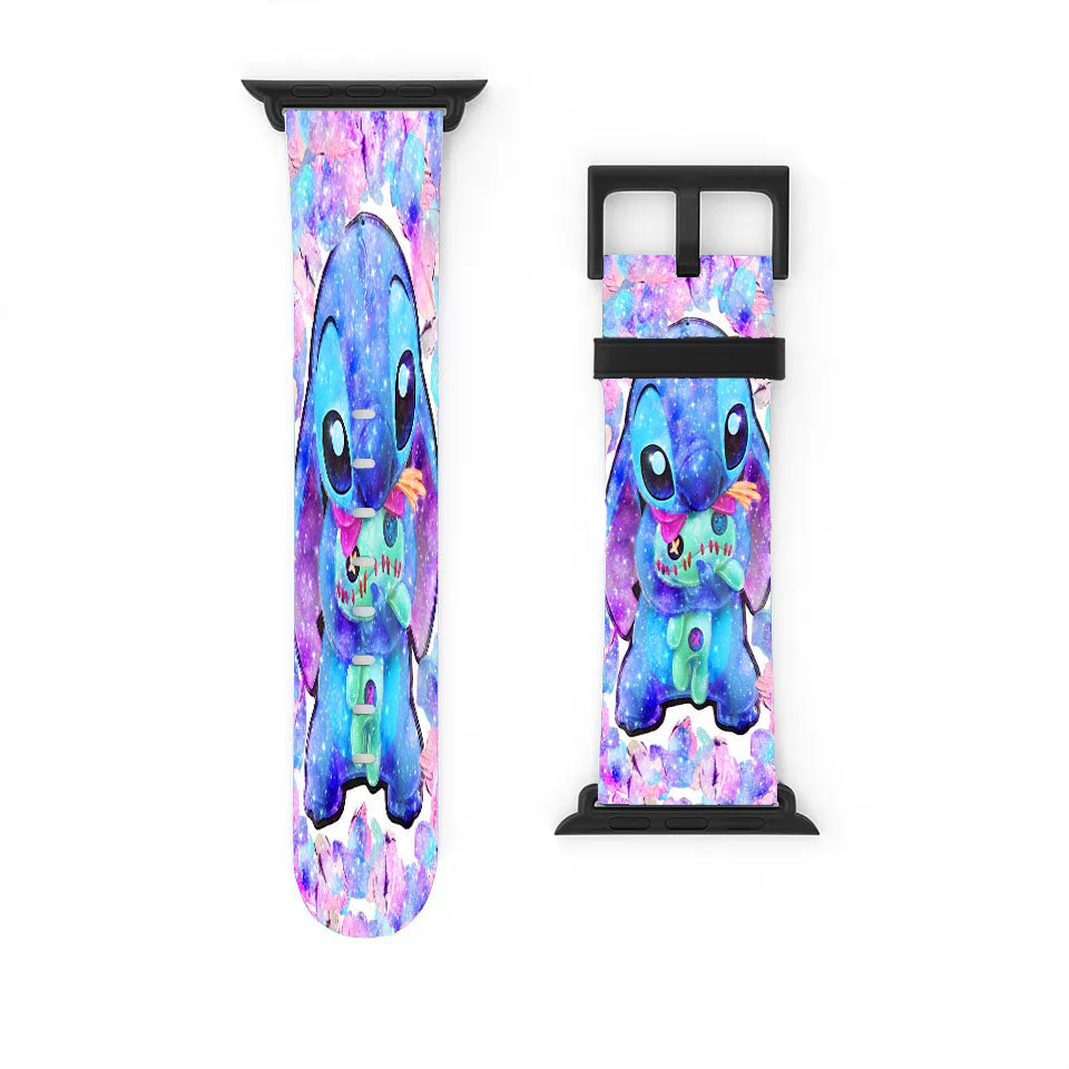 Stitch Hug Scrump Glitter Apple Watch Band 38Mm - 44Mm