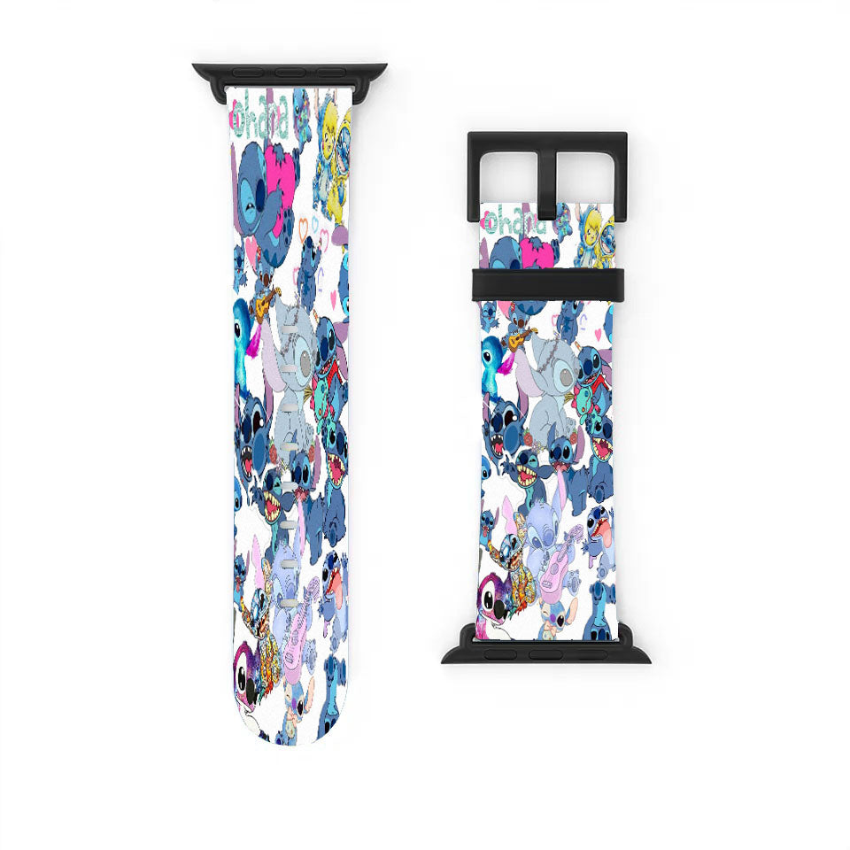Stitch Ohana Collage Apple Watch Band 38Mm - 44Mm