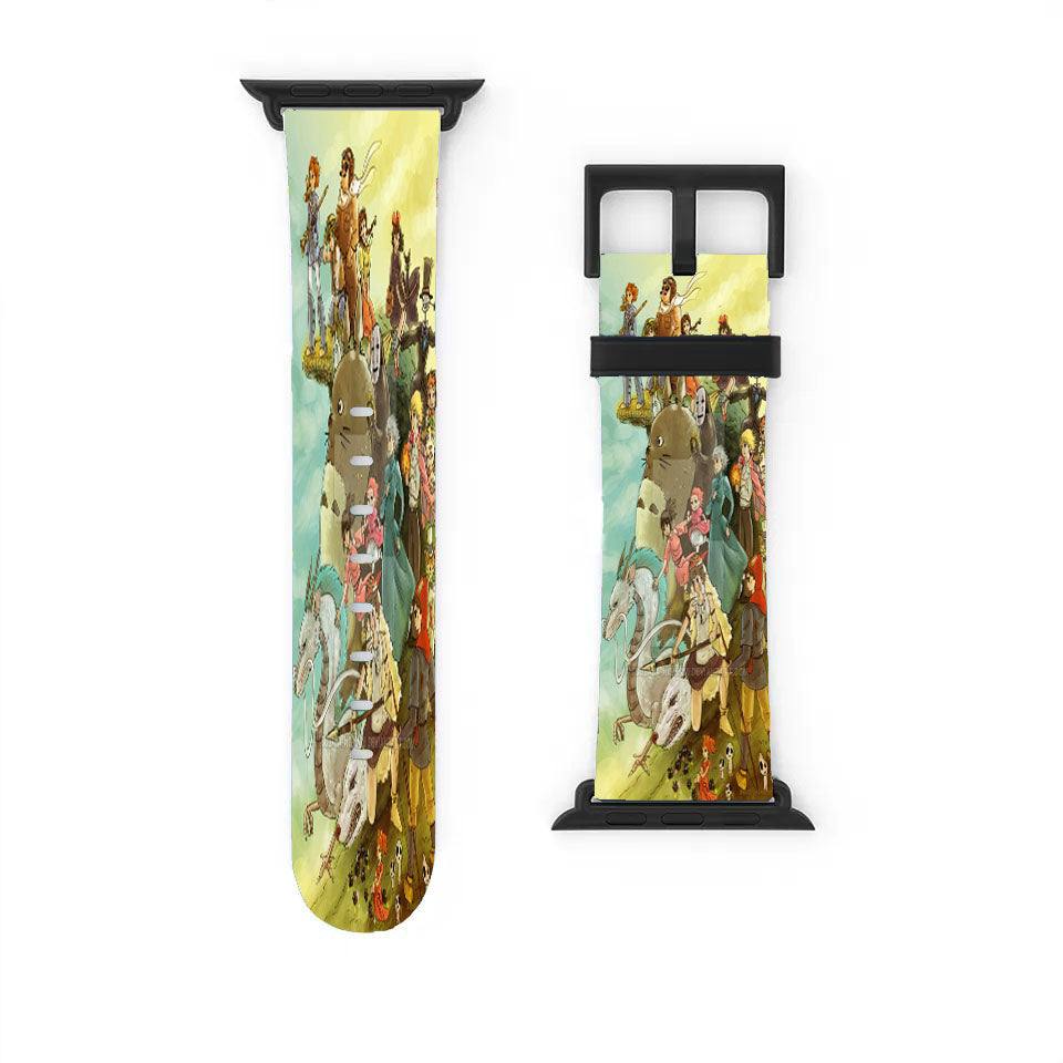 Studio Ghilbli Cartoon Apple Watch Band 38Mm - 44Mm