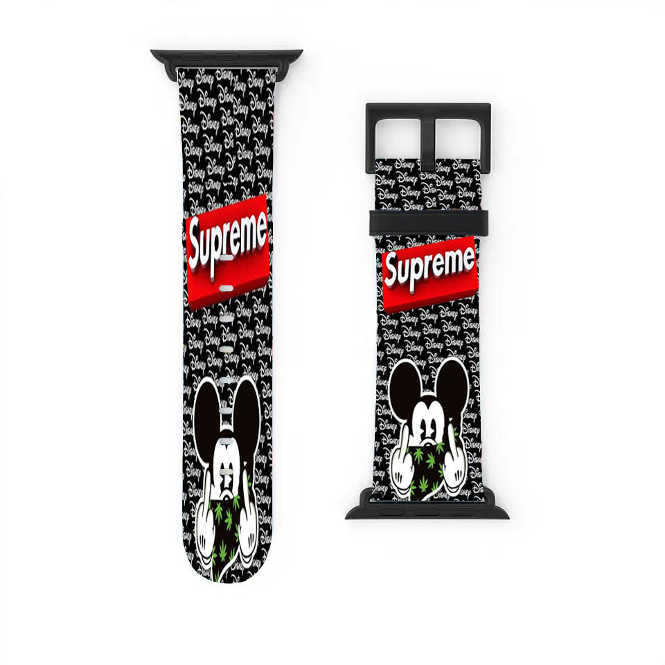 Supreme Mickey Mouse Apple Watch Band 38Mm - 44Mm