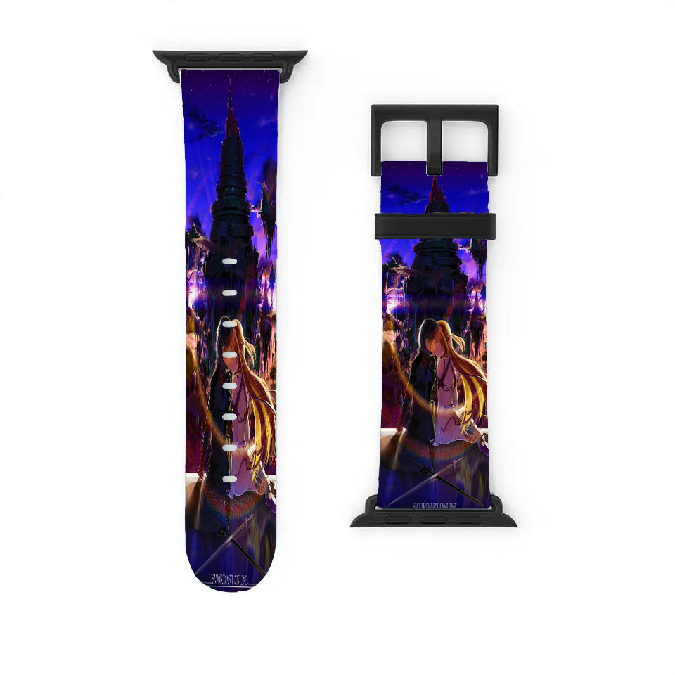 Sword Art Online Aicrad Kirito Asuna Apple Watch Band 38Mm - 44Mm