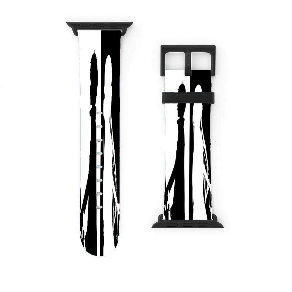 Sword Art Online Kirito Asuna Black White Apple Watch Band 38Mm - 44Mm