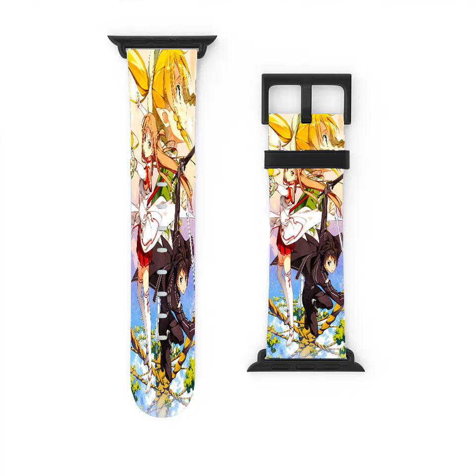 Sword Art Online Kirito Asuna Leafa Apple Watch Band 38Mm - 44Mm