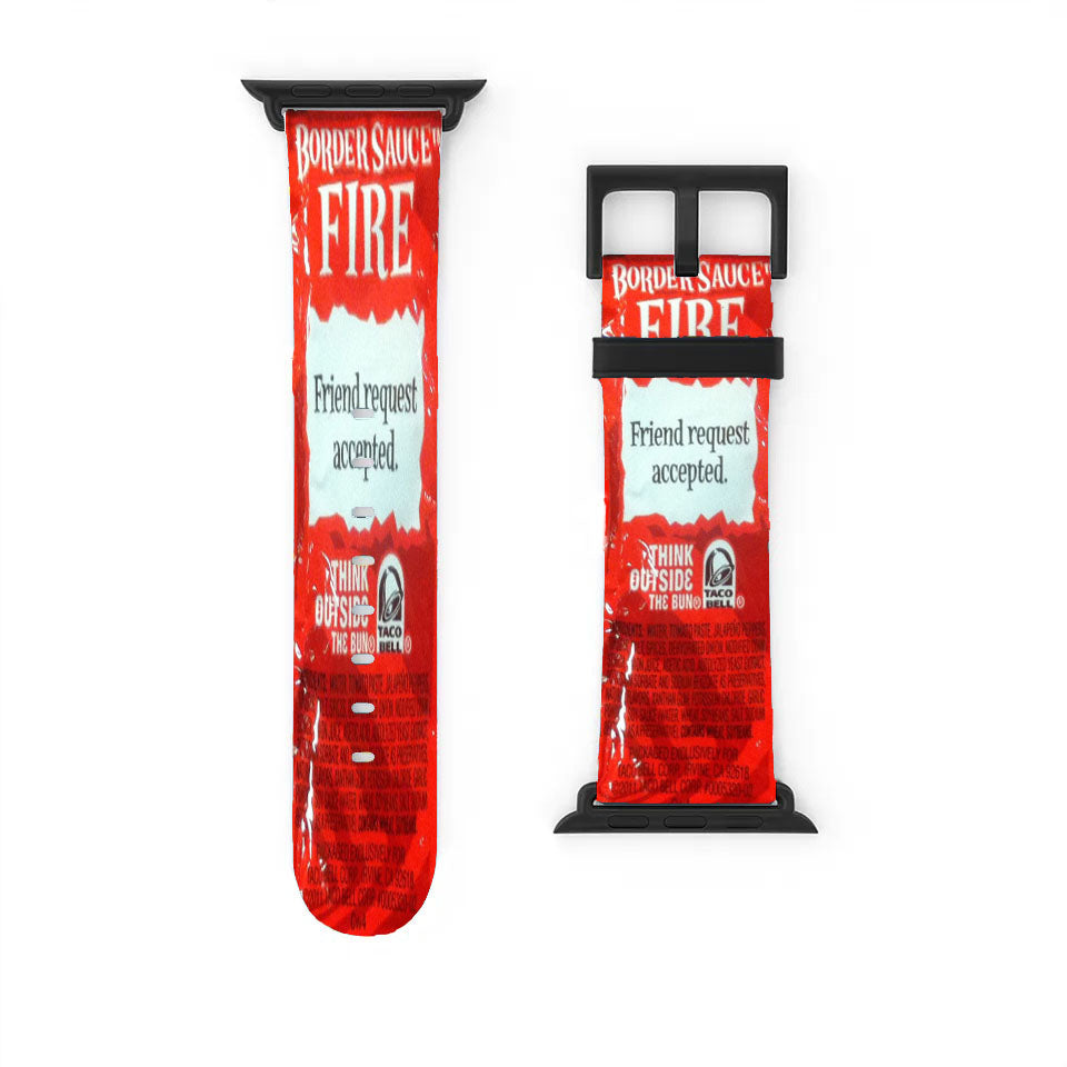 Taco Bell Sauce Fire Apple Watch Band 38Mm - 44Mm