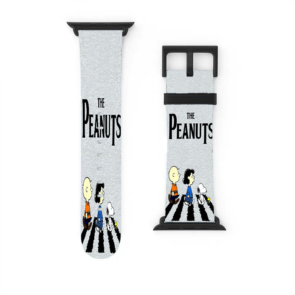 The Peanuts Gang Street Grey Apple Watch Band 38Mm - 44Mm