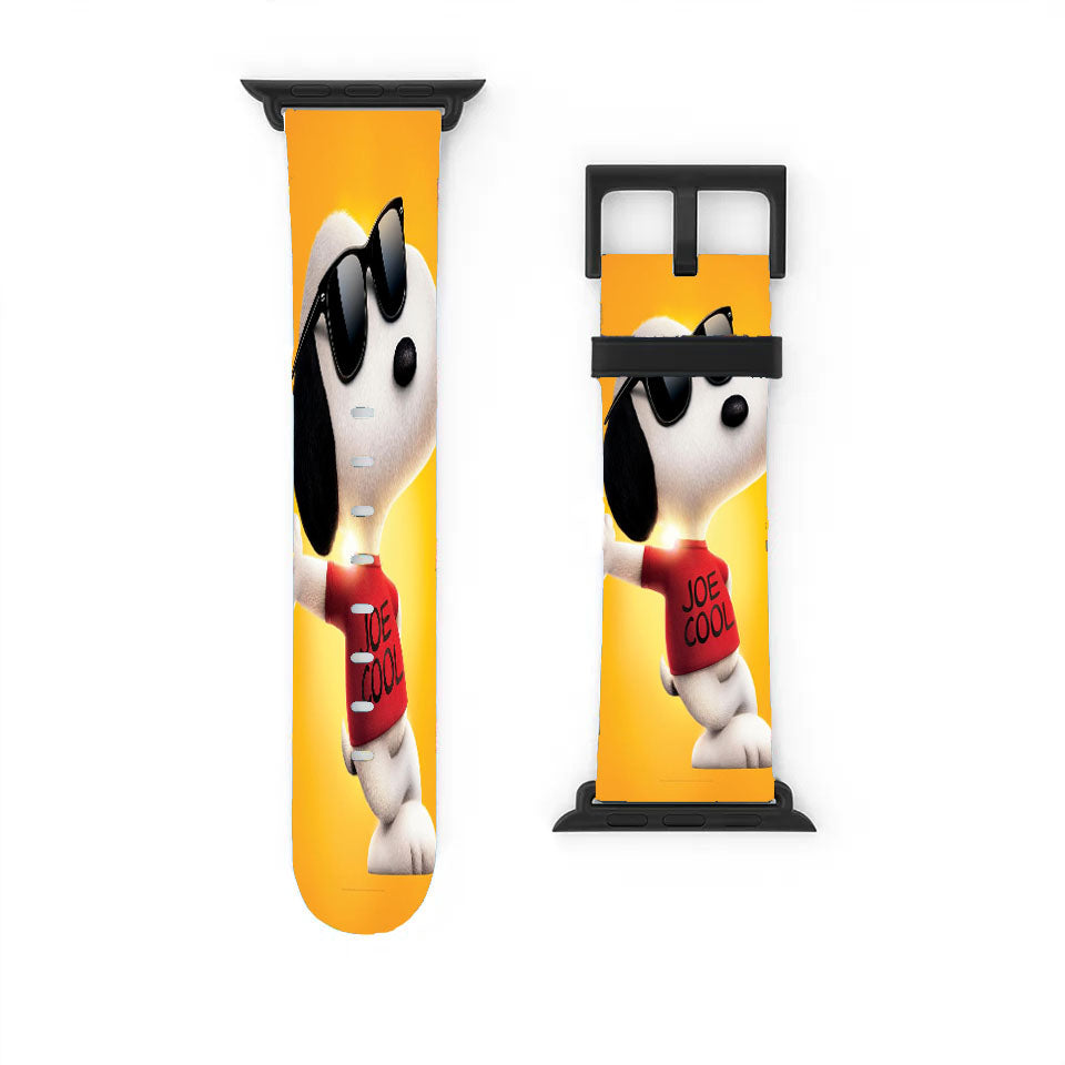 The Peanuts Movie Snoopy Joe Cool Tshirt Apple Watch Band 38Mm - 44Mm