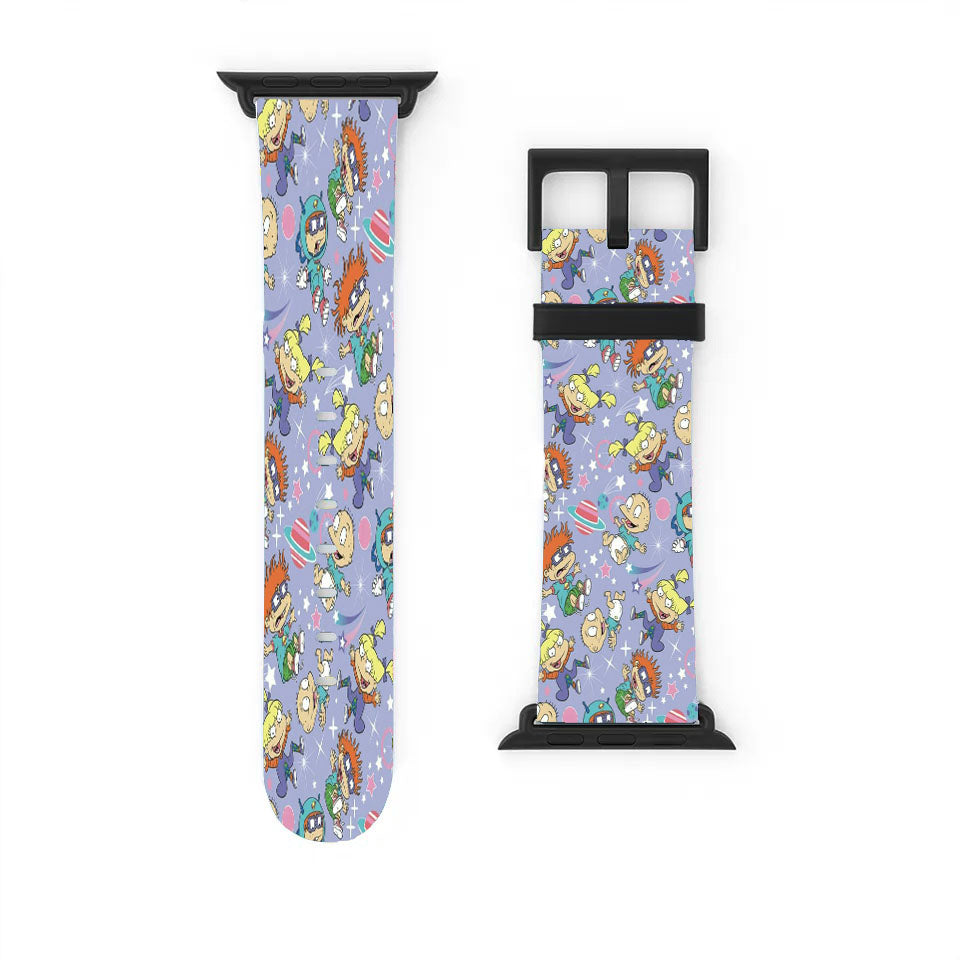 The Rugrats Pattern Acid Galaxy Apple Watch Band 38Mm - 44Mm