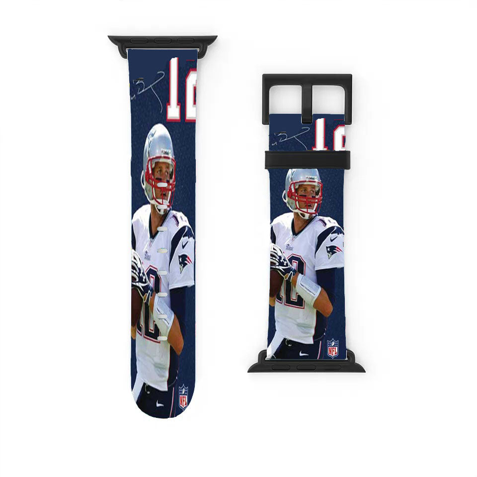Tom Brady Jersey Bkg Autograph Apple Watch Band 38Mm - 44Mm