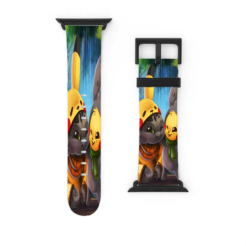 Toothless Night Fury Pikachu Apple Watch Band 38Mm - 44Mm