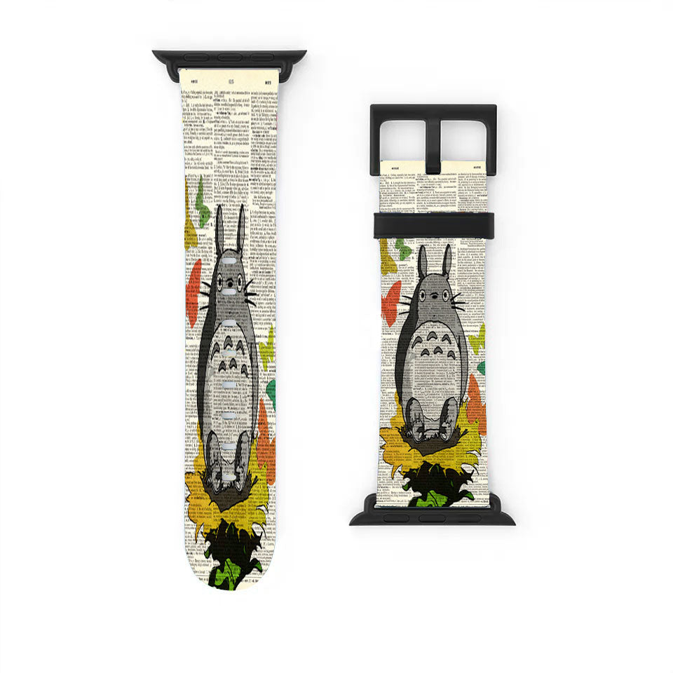 Totoro In The Garden Collage Studio Ghibli Apple Watch Band 38Mm - 44Mm