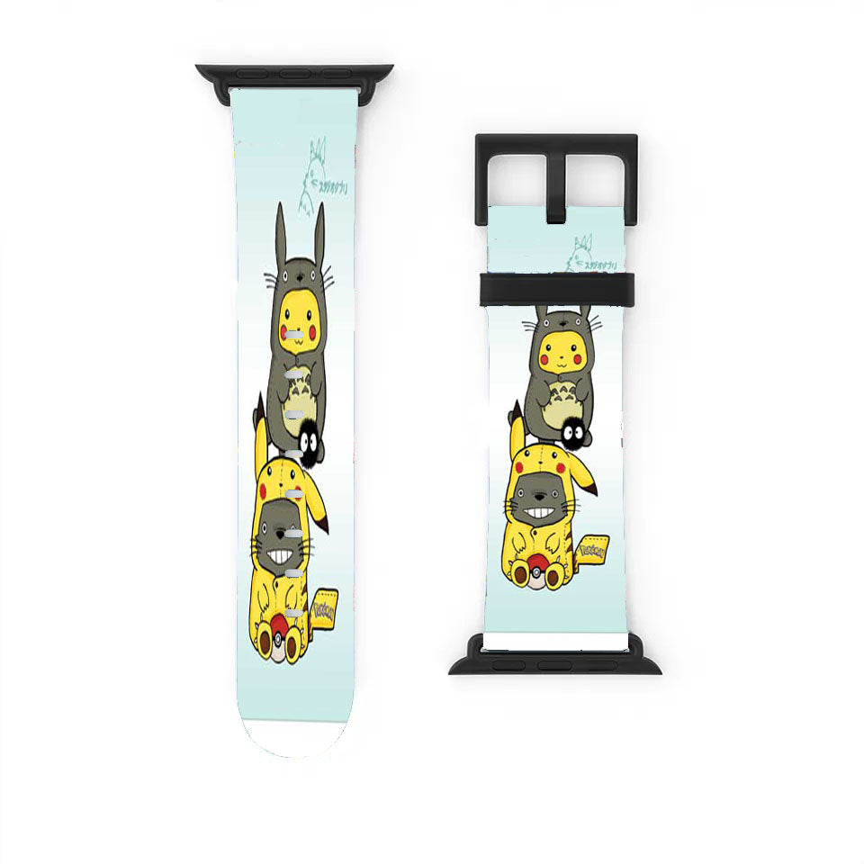 Totoro Pikachu Apple Watch Band 38Mm - 44Mm