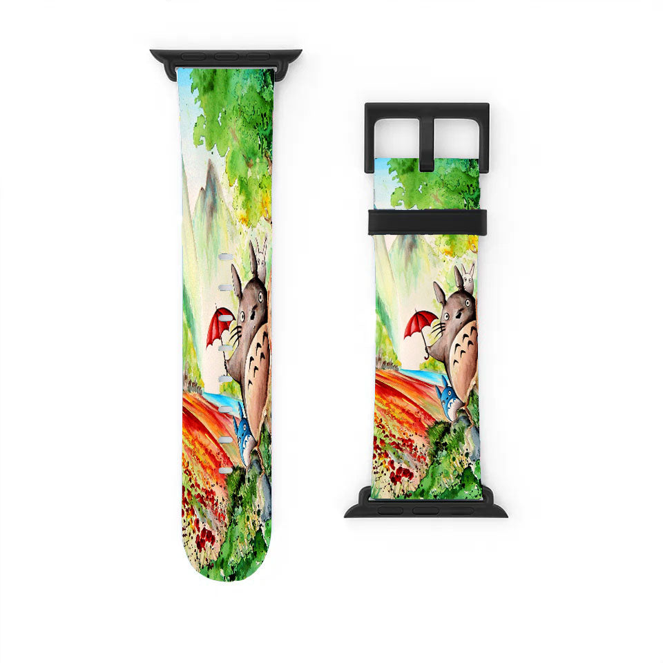 Totoro Studio Ghibli Water Paint Apple Watch Band 38Mm - 44Mm