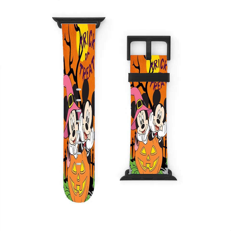 Trick Or Treat Mickey And Minnie Apple Watch Band 38Mm - 44Mm
