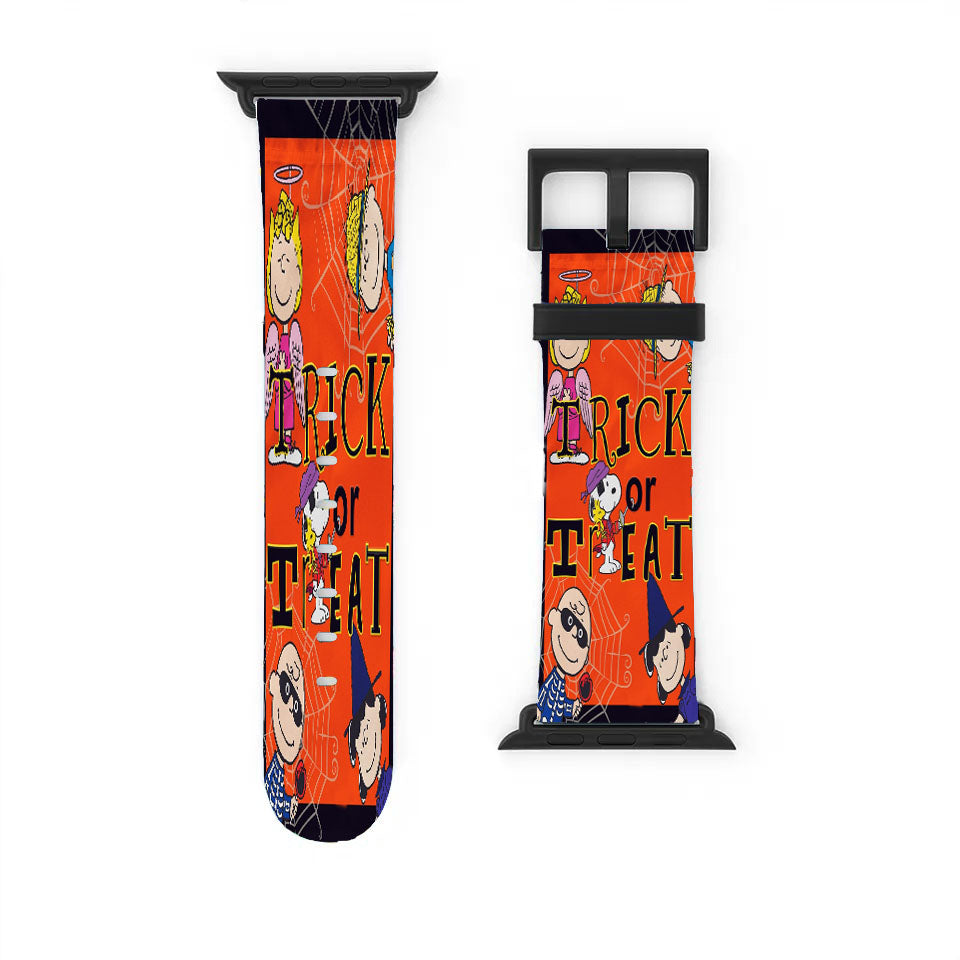 Trick Or Treat Peanuts Gang Apple Watch Band 38Mm - 44Mm