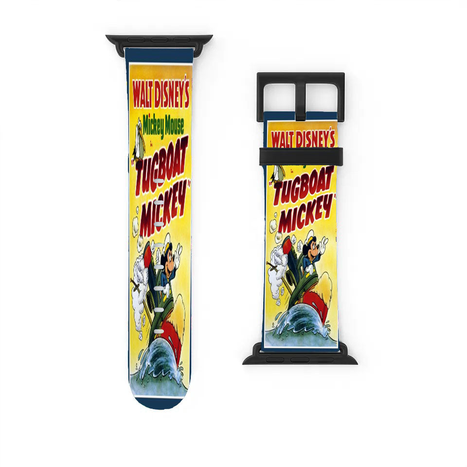 Tugboat Mickey Classic Poster Apple Watch Band 38Mm - 44Mm