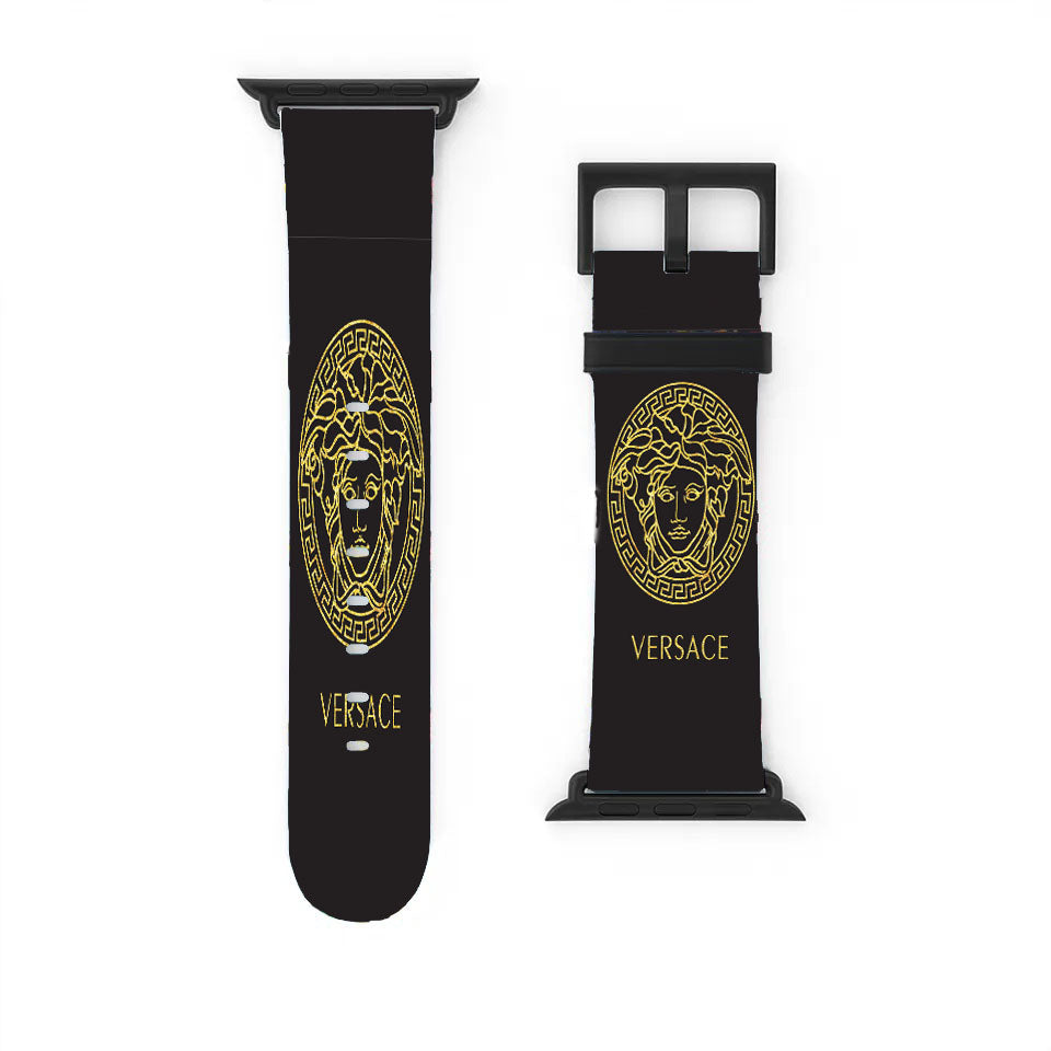 Versace Black Gold Apple Watch Band 38Mm - 44Mm