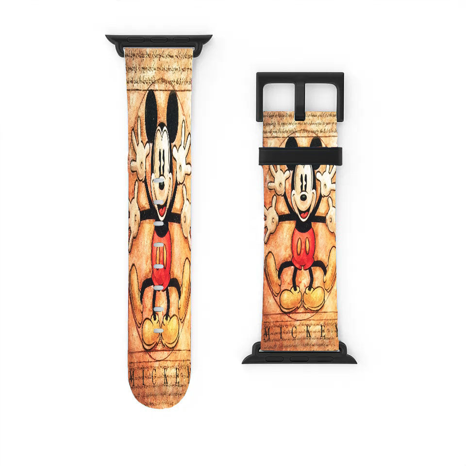 Vitruvian Mickey Mouse Apple Watch Band 38Mm - 44Mm