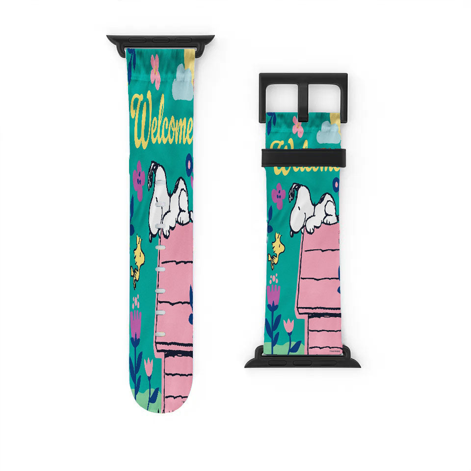 Welcome Spring Snoopy Apple Watch Band 38Mm - 44Mm