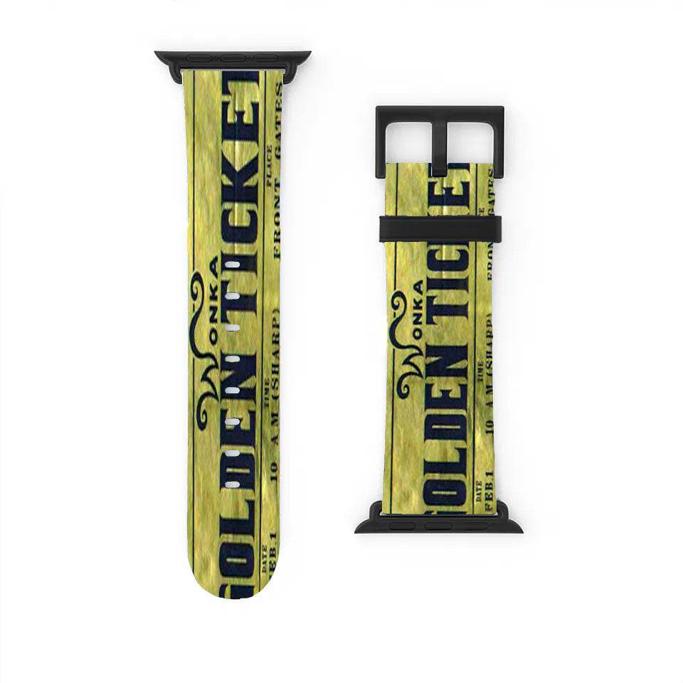Willy Wonka Golden Ticket Apple Watch Band 38Mm - 44Mm