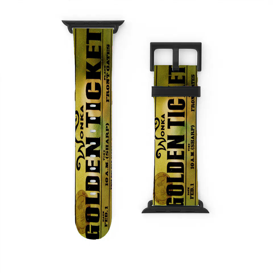 Willy Wonka Golden Ticket 2 Apple Watch Band 38Mm - 44Mm