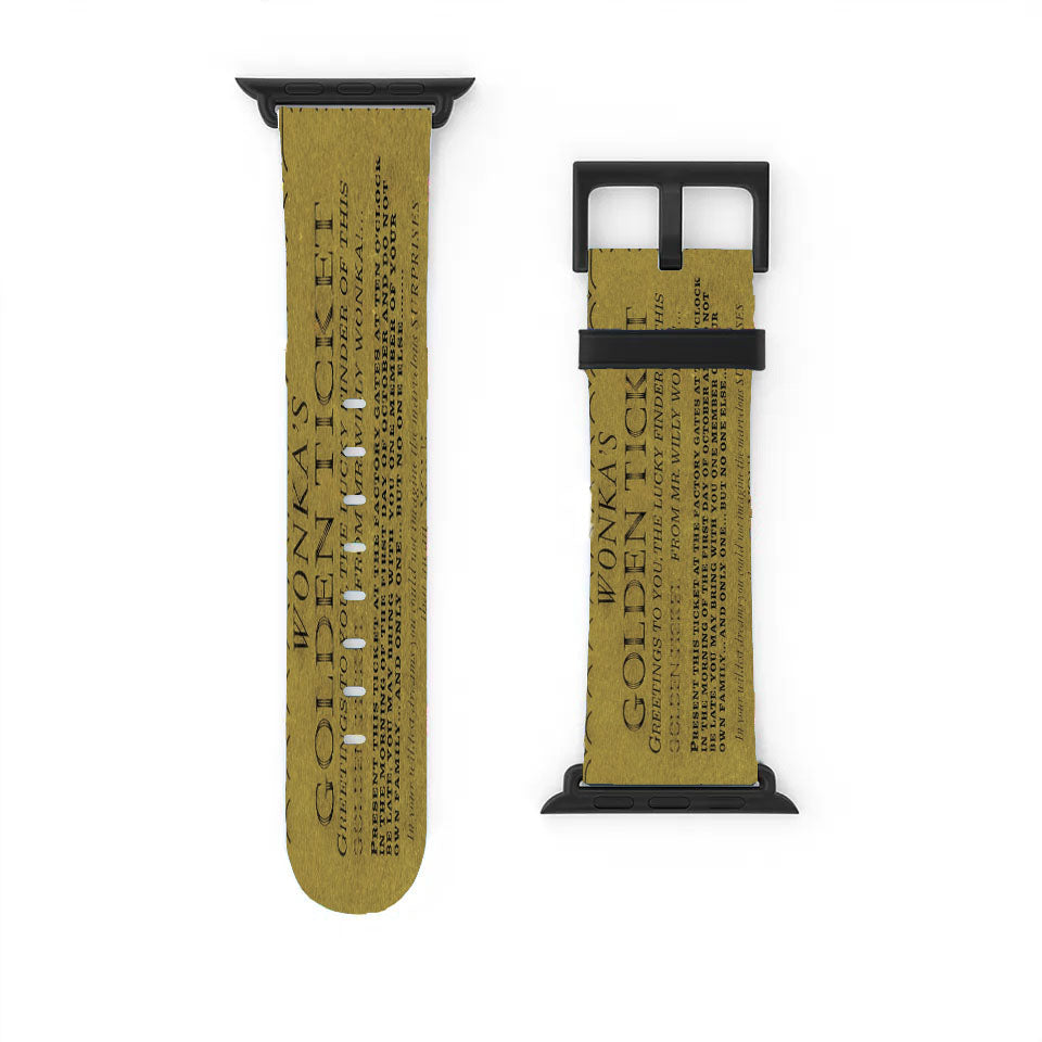 Wonkas Golden Ticket Apple Watch Band 38Mm - 44Mm