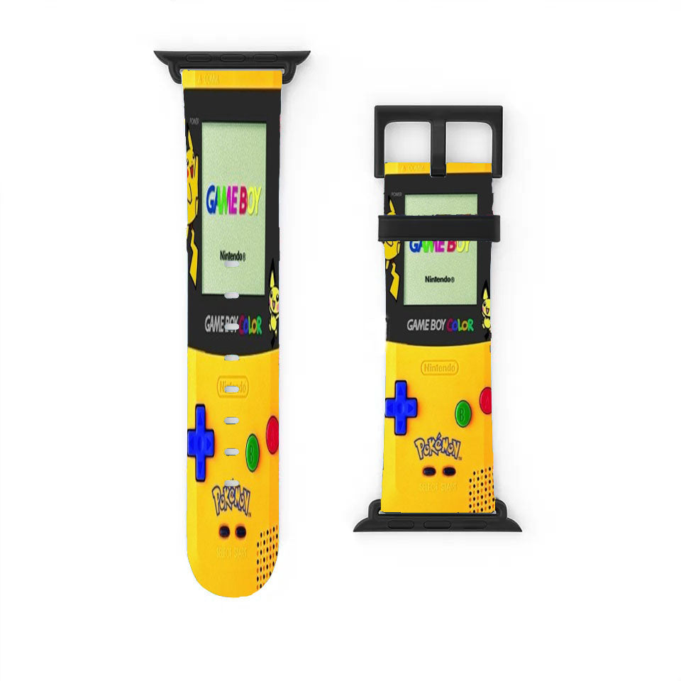 Yellow Gameboy Pokemon Apple Watch Band 38Mm - 44Mm