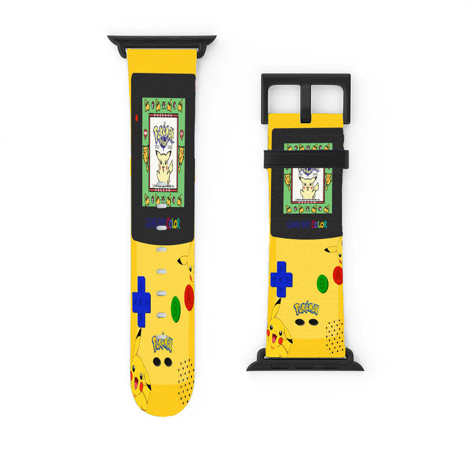 Yellow Gameboy Pokemon Console Apple Watch Band 38Mm - 44Mm