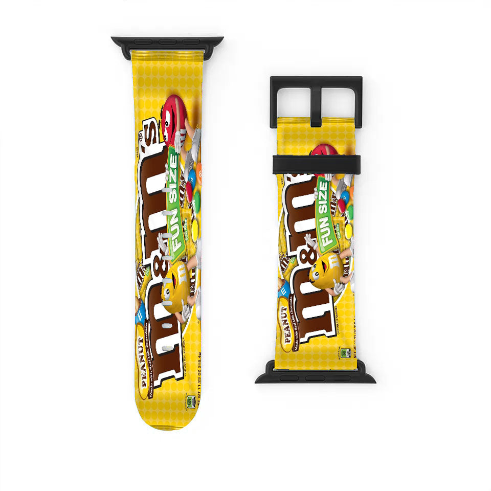 Yellow Peanut M&M Fun Size Apple Watch Band 38Mm - 44Mm