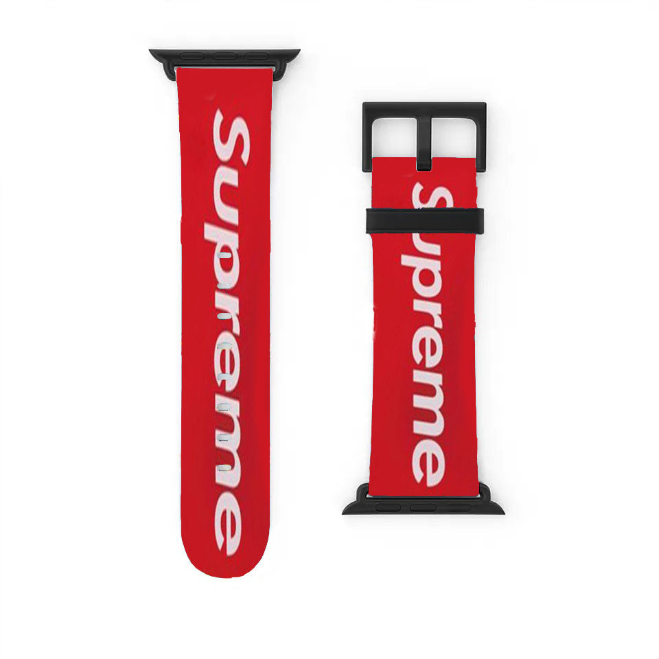 Custom Supreme Box Logo Apple Watch Band 38Mm - 44Mm