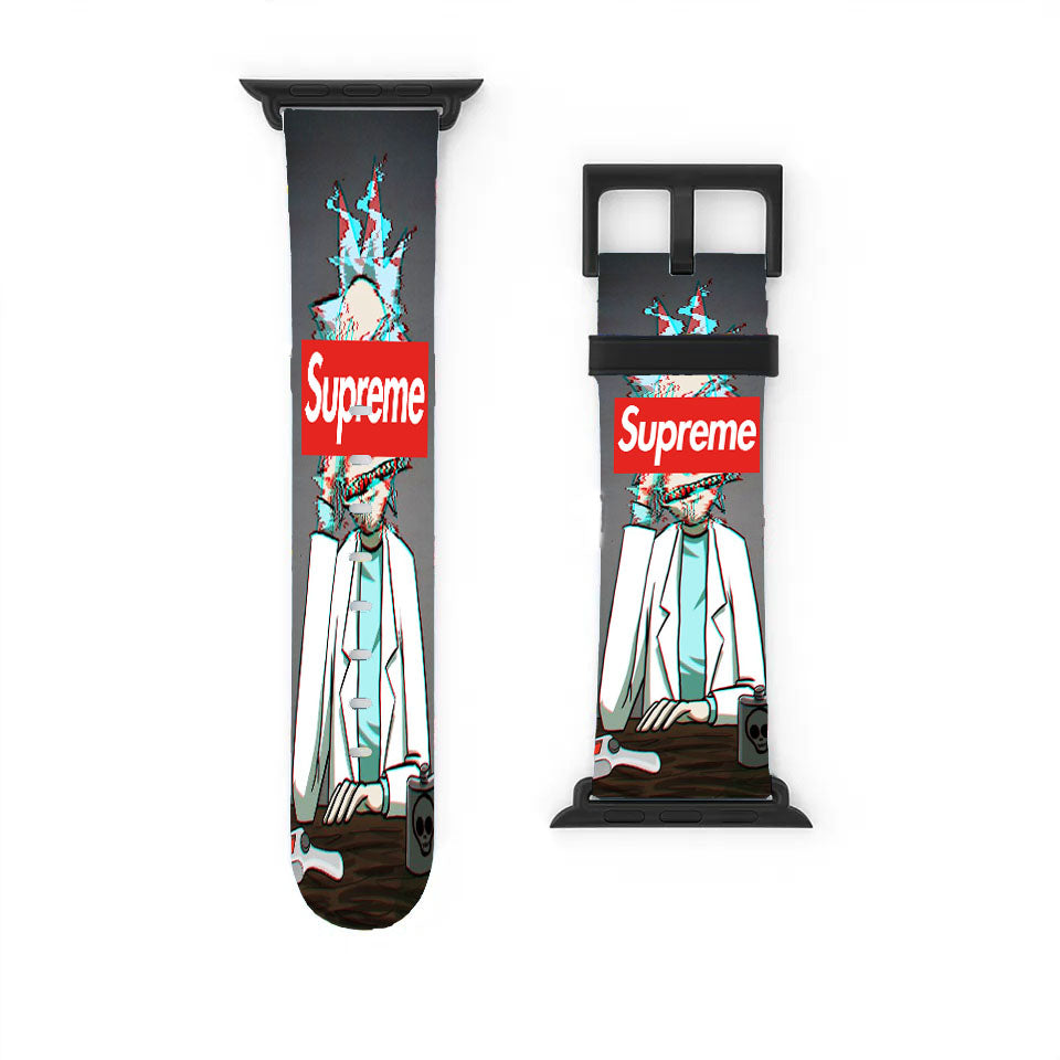Glitchy Rick Supreme Apple Watch Band 38Mm - 44Mm