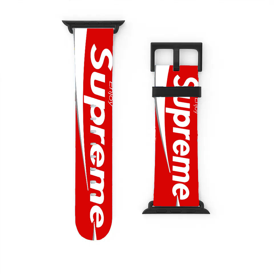 Rare Supreme Box Logo Apple Watch Band 38Mm - 44Mm