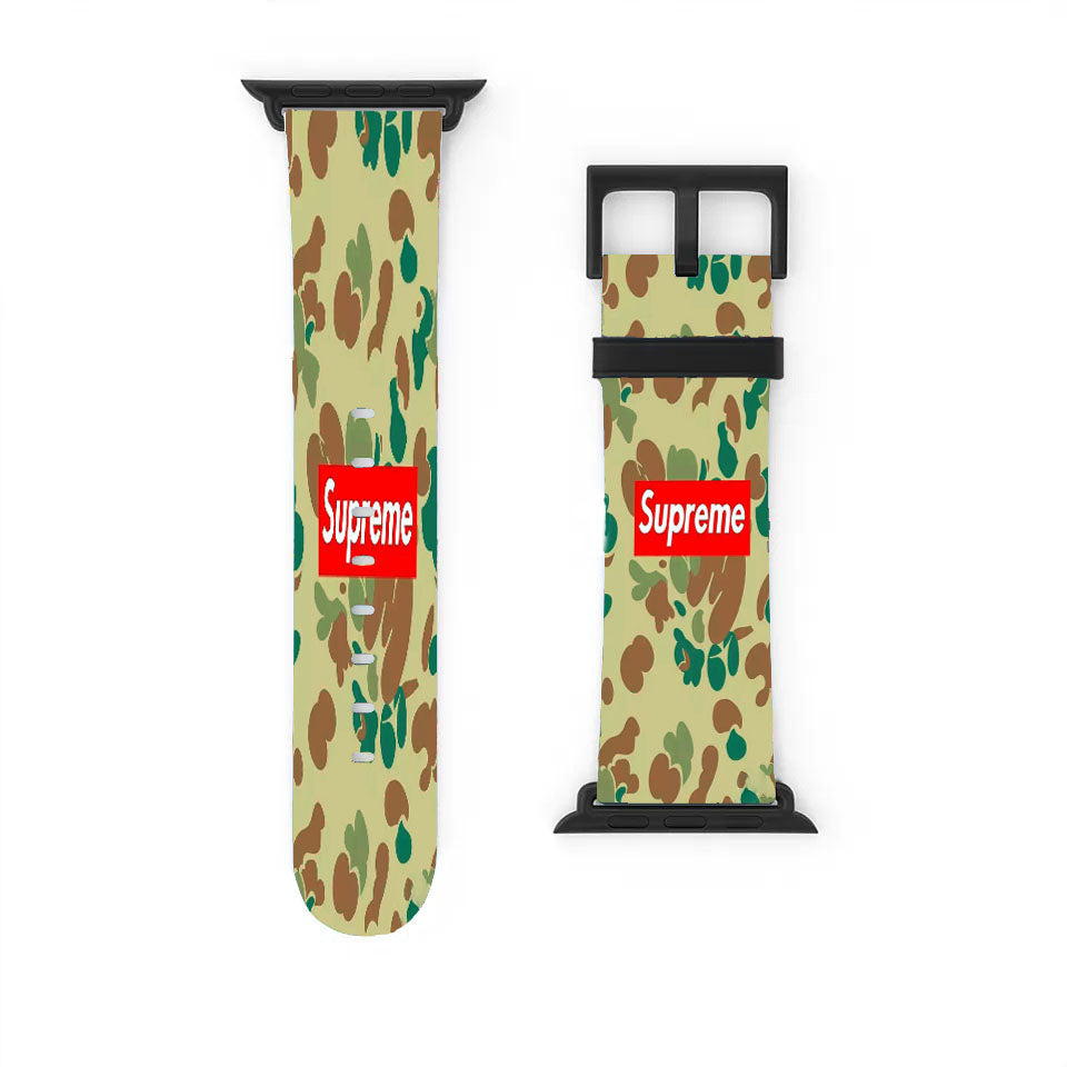 Supreme Army Apple Watch Band 38Mm - 44Mm